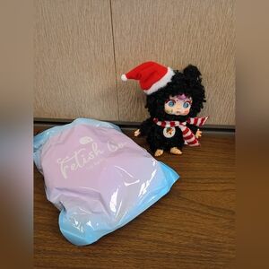 MM Milk Candy Christmas Series Blind Box Plush Figure Collectible Black Cat